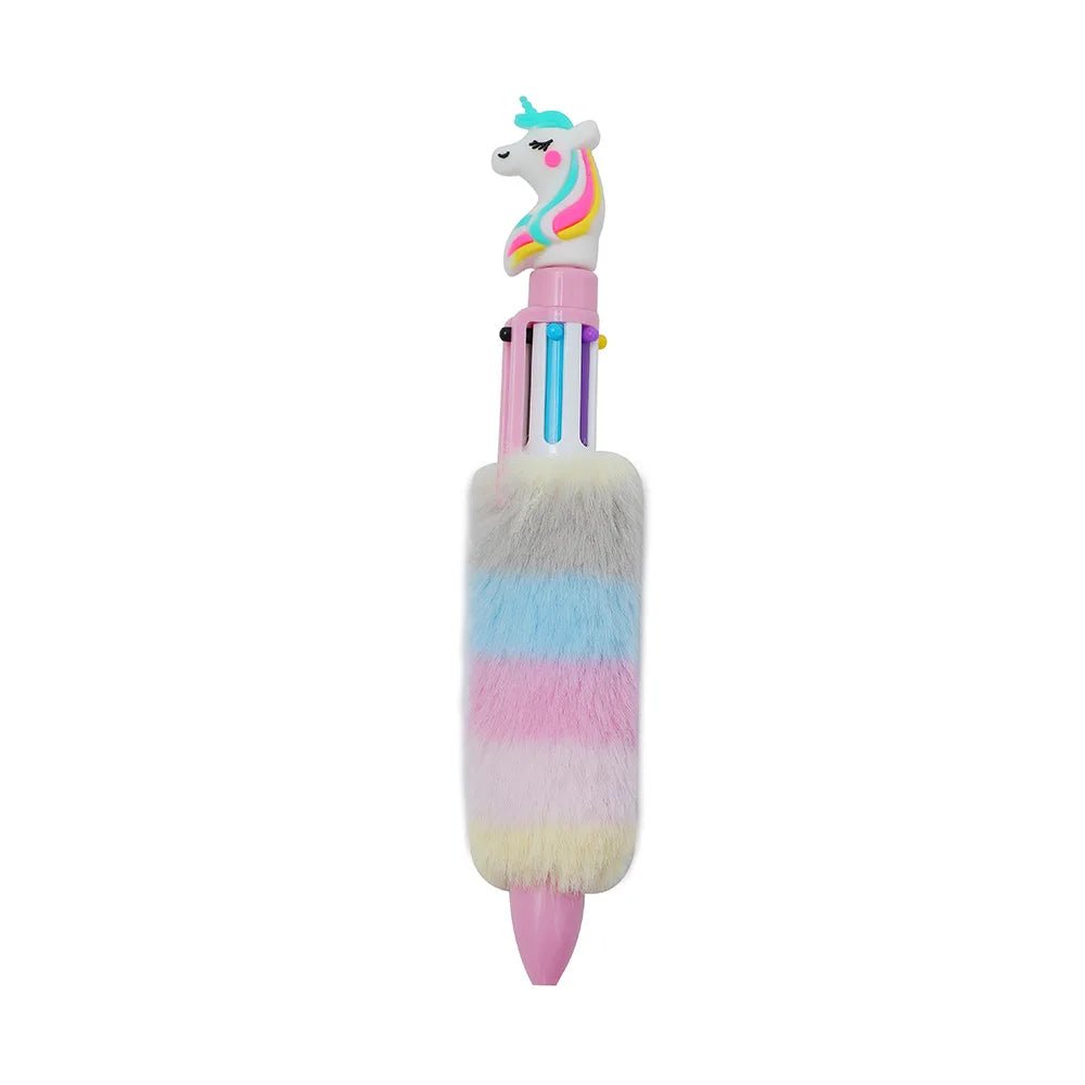 24 peças caneta pelúcia 6 cores - Creative Brinquedos