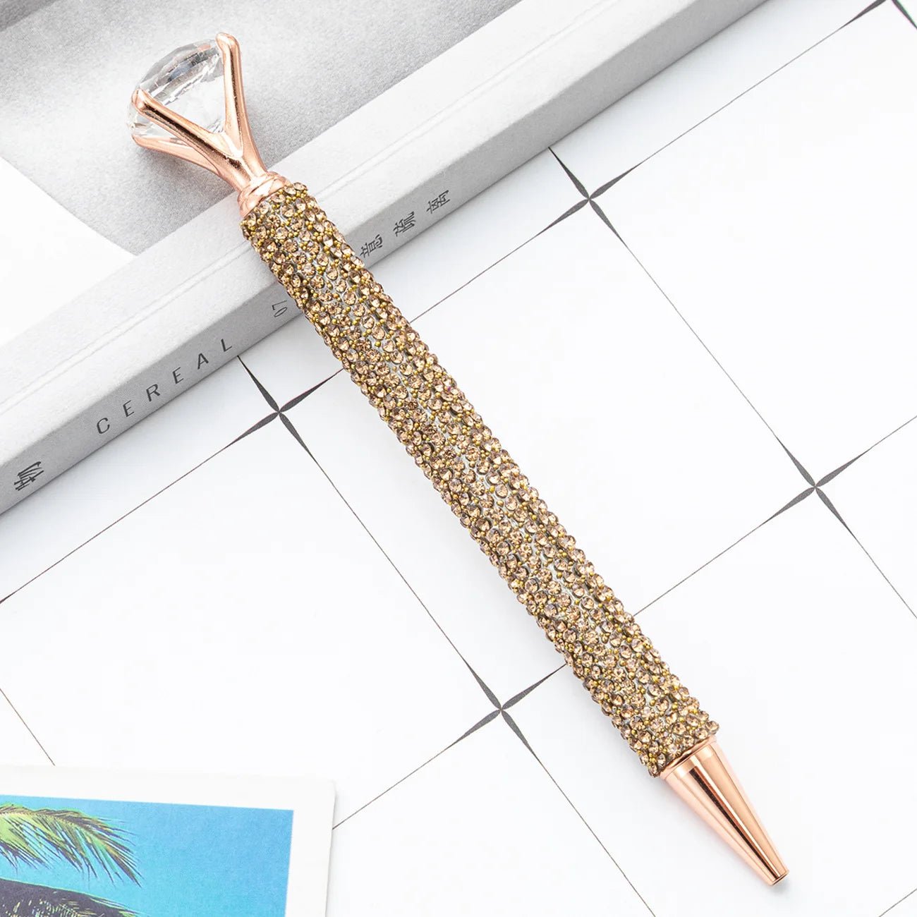 20 peças caneta luxo diamante strass - Creative Brinquedos