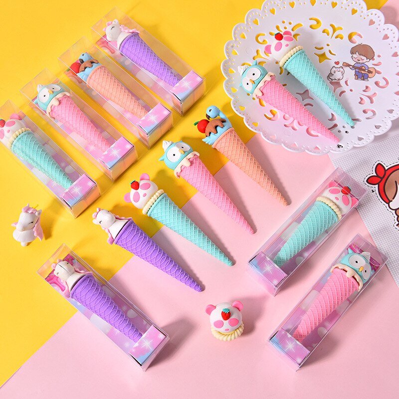 12 peças borracha sorvete - Creative Brinquedos