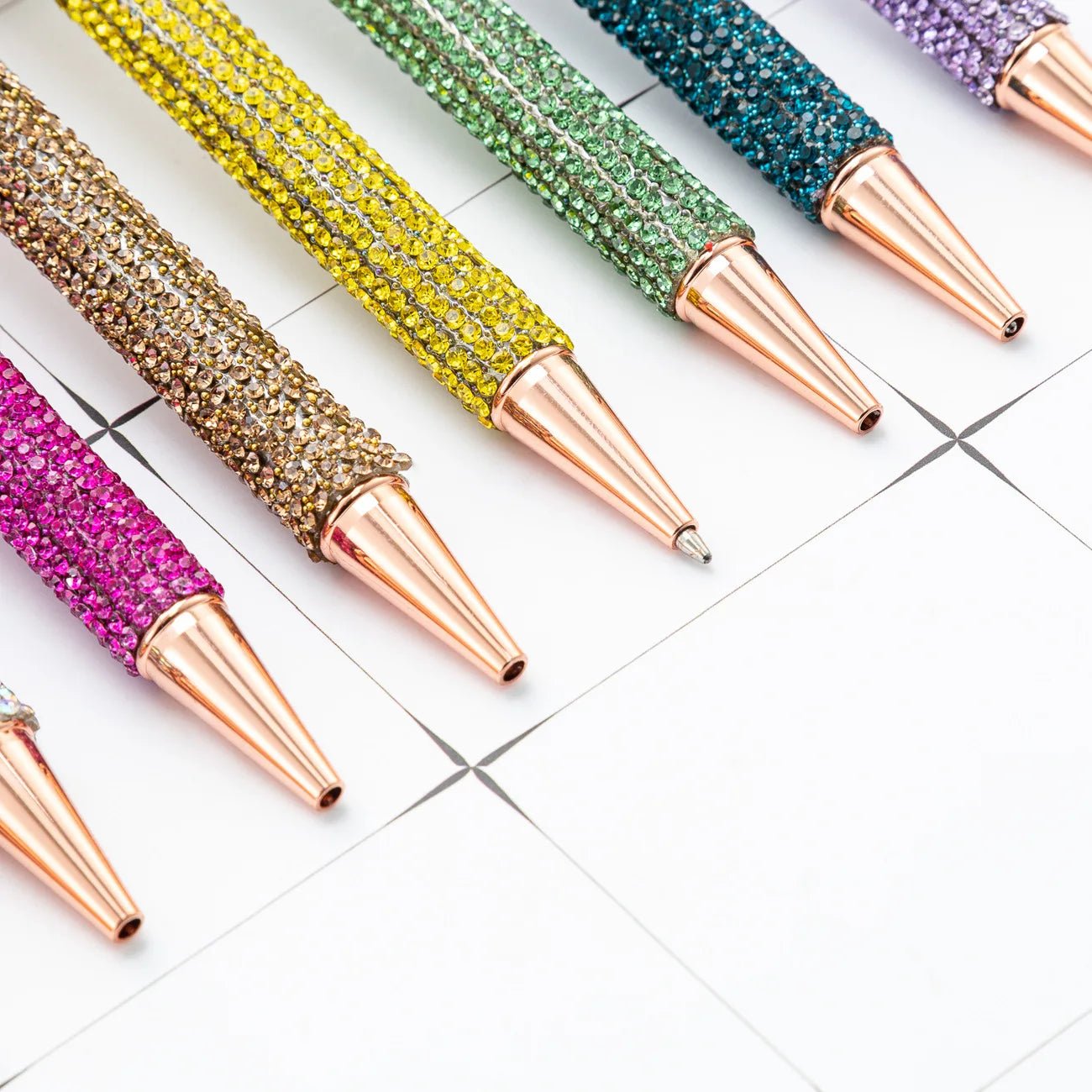 20 peças caneta luxo diamante strass - Creative Brinquedos