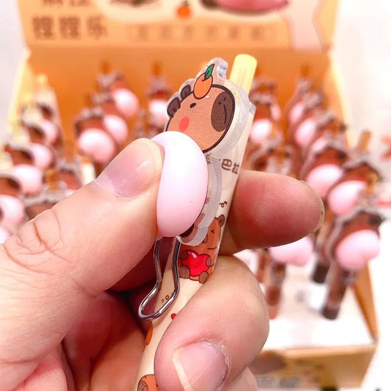 36 peças caneta capivara bumbum - Creative Brinquedos