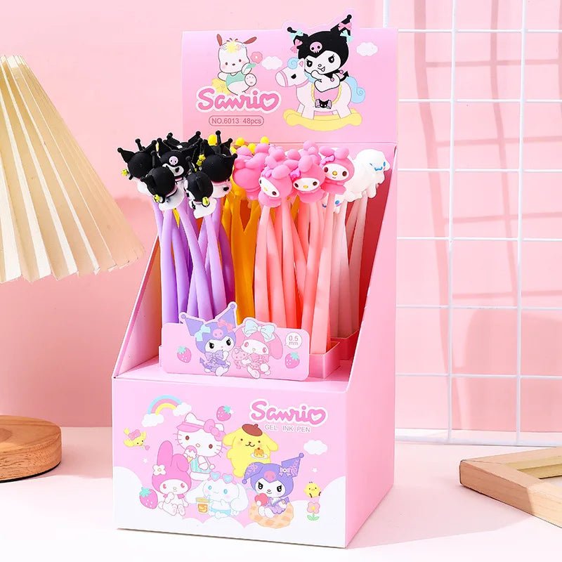 48 peças caneta Sanrio/Dino/Coelho - Creative Brinquedos