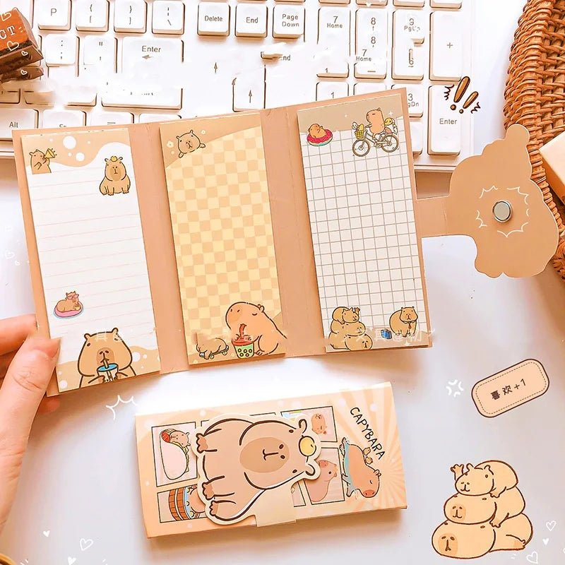 16 peças bloco de anotações capivara - Creative Brinquedos