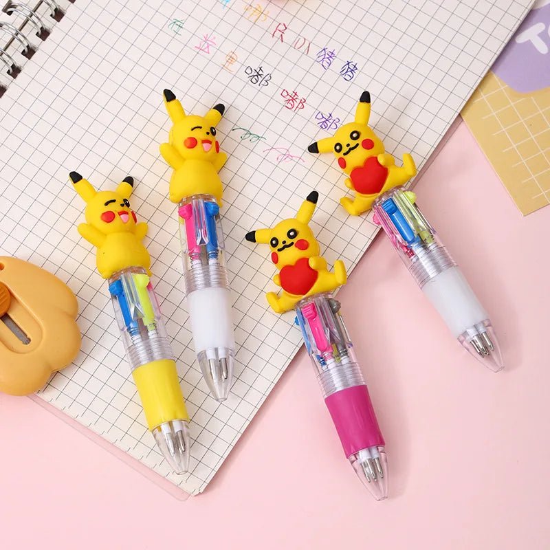 36 peças caneta 4 cores Pokémon - Creative Brinquedos