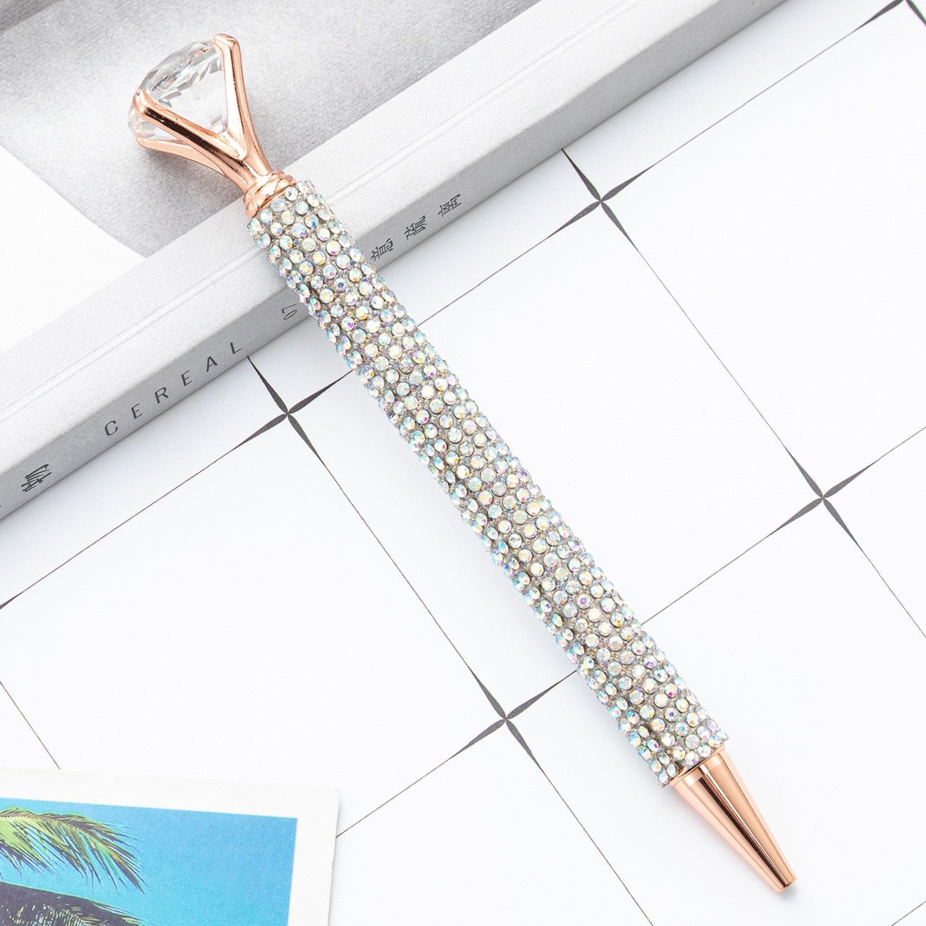 20 peças caneta luxo diamante strass - Creative Brinquedos
