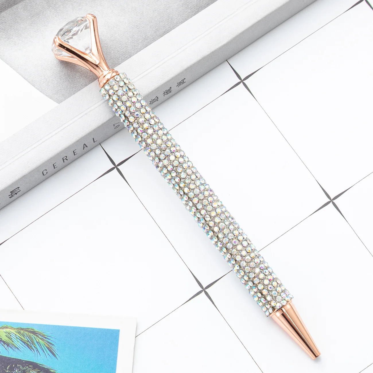 20 peças caneta luxo diamante strass - Creative Brinquedos
