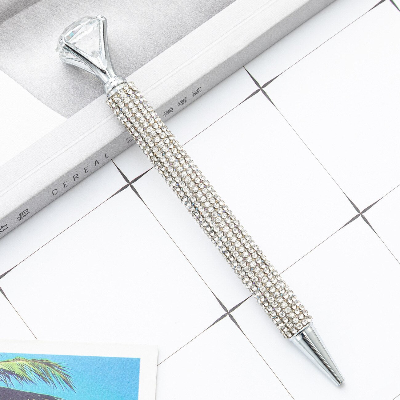 20 peças caneta luxo diamante strass - Creative Brinquedos
