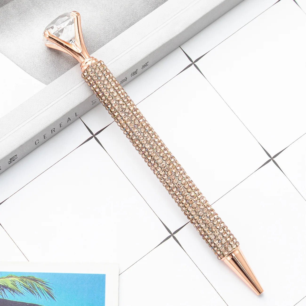 20 peças caneta luxo diamante strass - Creative Brinquedos