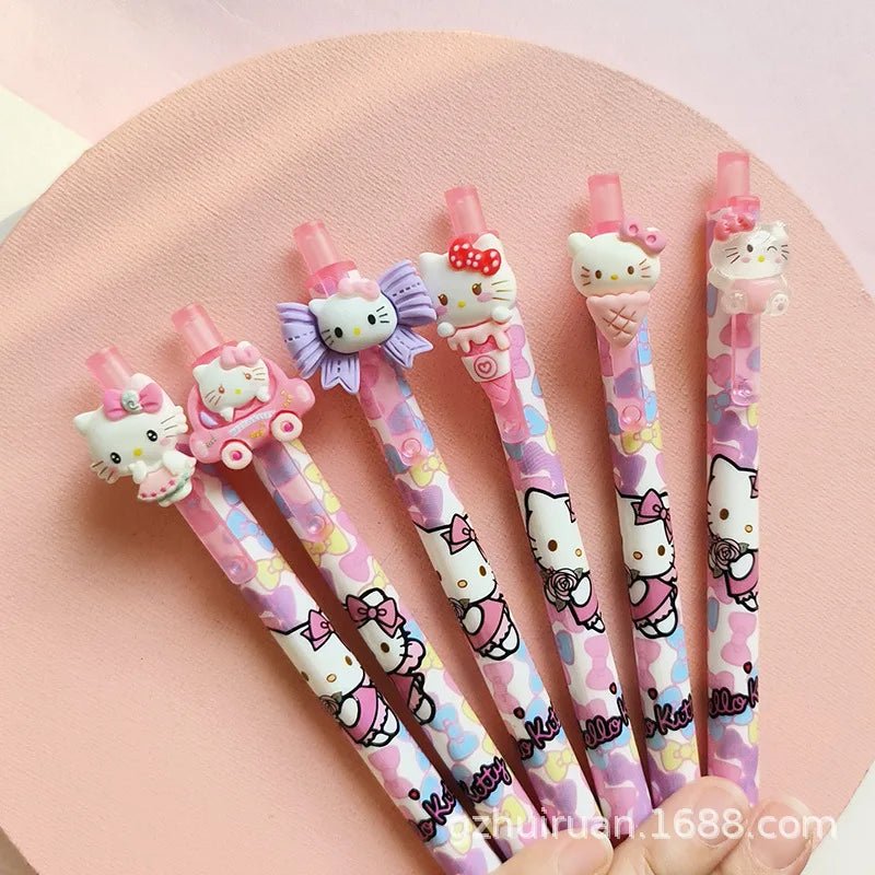 40 peças caneta click Hello Kitty - Creative Brinquedos