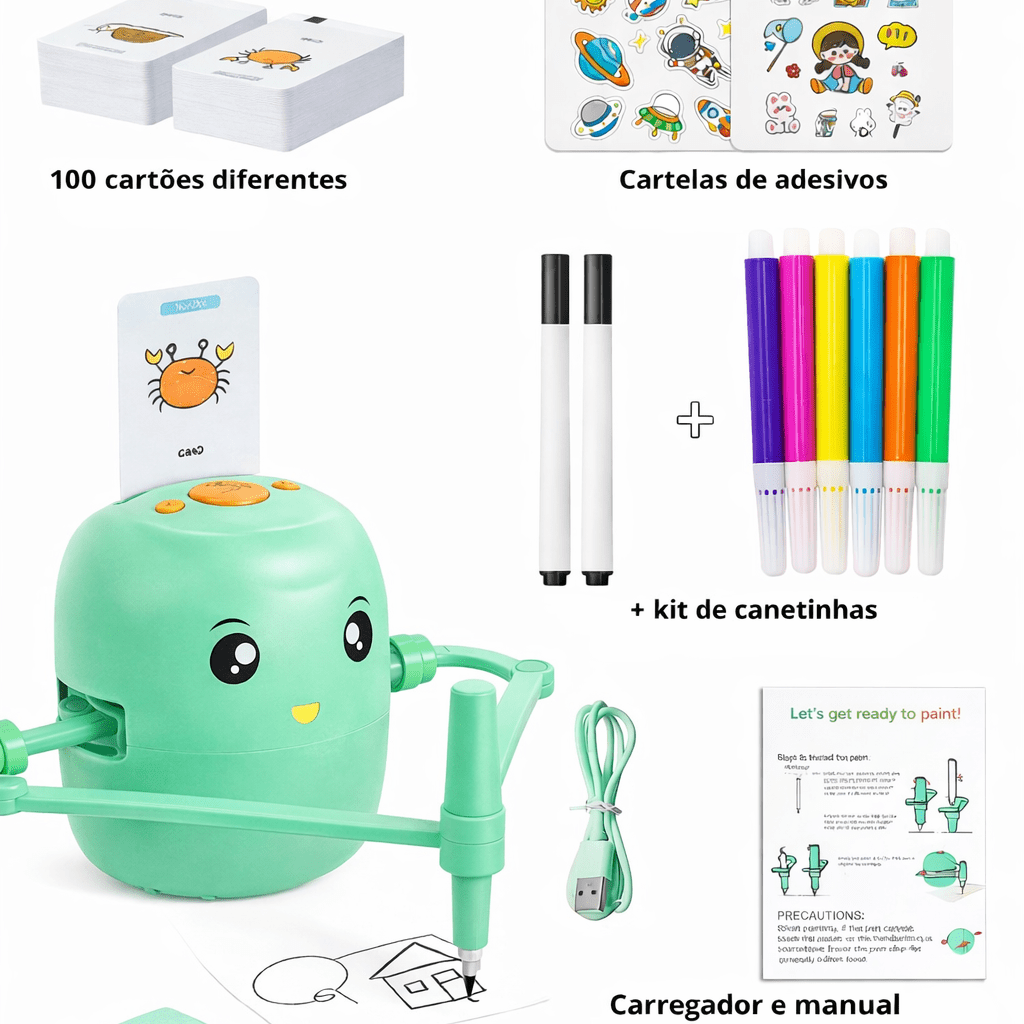 RoboDraw Kids – Robô Desenhista Infantil - Creative Brinquedos